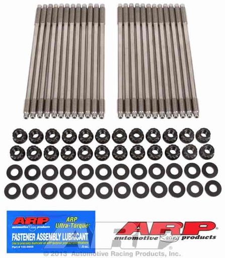 [ARP-204-4210] ARP 204-4210: Head Studs w/12-Point Nuts (U/Cut Studs) Porshe 3.6L Turbo Water Cooled Engine - 911 (996) Turbo