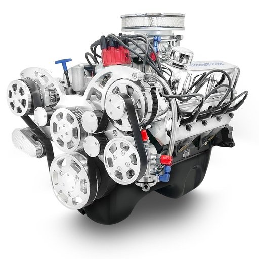[MLL-BP302RCTCK] Blueprint Engines BP302RCTCK: BP302RCTCK Ford Small Block Compatible 302 ci. Crate Engine w/Polished Pulley Kit [Dual/Rear Sump]