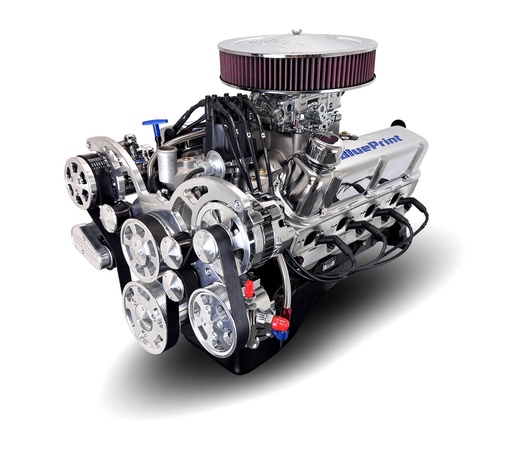 [MLL-BP3479CTCK] Blueprint Engines BP3479CTCK: BP3479CTCK Ford Small Block Compatible 347 ci. Crate Engine w/Polished Pulley Kit [Front Sump]