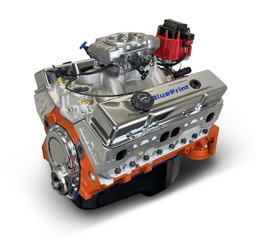 [MLL-BP4002CTF] Blueprint Engines BP4002CTF: BP4002CTF GM Compatible Small Block Chevy 400 ci. Base Dressed Fuel Injected Crate Engine [500 HP]