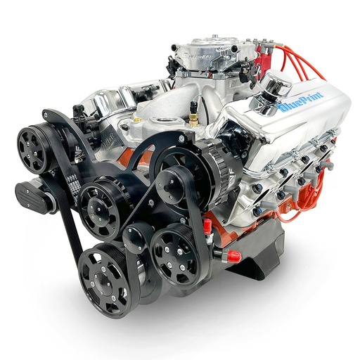 [MLL-PS502CTFKB] Blueprint Engines PS502CTFKB: PS502CTFKB Big Block Chevy 502 ci. ProSeries Deluxe Dressed Fuel Injected Crate Engine w/Black Pulley Kit [627 HP]