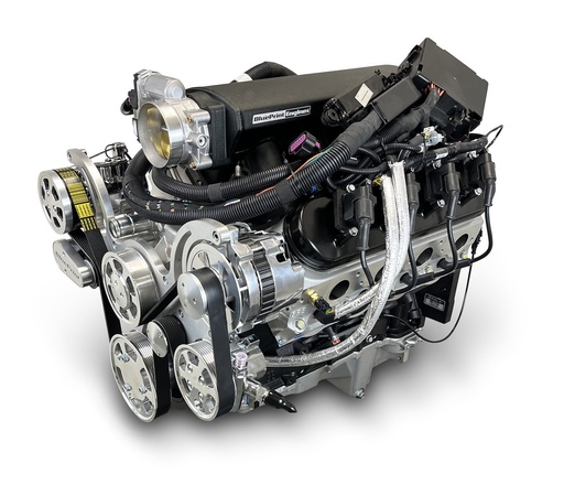[MLL-PSLS4275CTFK] Blueprint Engines PSLS4275CTFK: PSLS4275CTF GM LS 427 ci. (7.0L) ProSeries Deluxe Dressed Engine w/LS3 Fabricated Aluminum Intake & Polished Pulley Kit [600 HP]