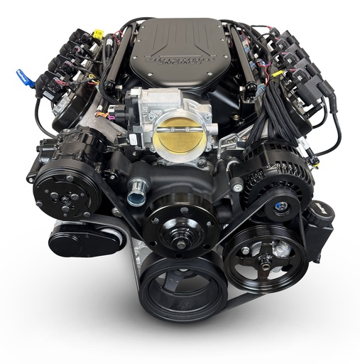 [MLL-BLS3768KBTKX] Blueprint Engines BLS3768KBTKX: BLS3768KBTKX Standard Edition GM LS Compatible Builder Series, EFI, Black Pulley Kit