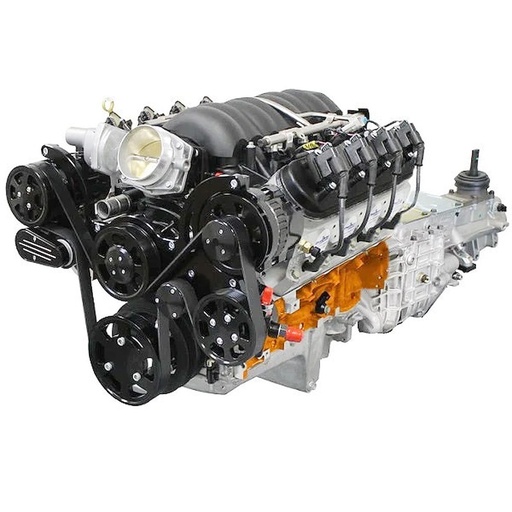 [MLL-BLS4273KBTKX] Blueprint Engines BLS4273KBTKX: BLS4273KBTKX Standard Edition GM LS Compatible Builder Series, EFI, Black Pulley Kit
