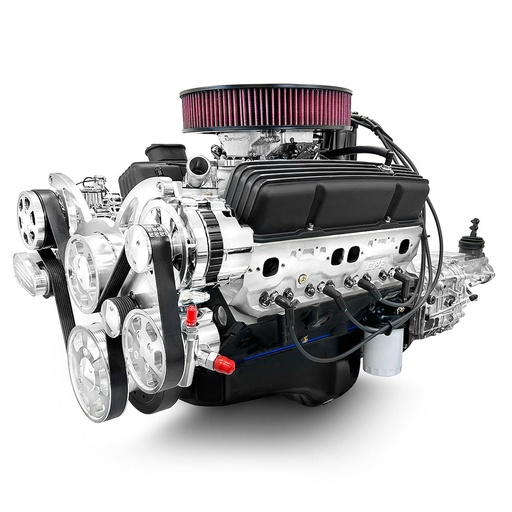 [MLL-B400FKTKX] Blueprint Engines B400FKTKX: B400FKTKX Standard Edition GM Compatible Builder Series, EFI, Polished Pulley Kit