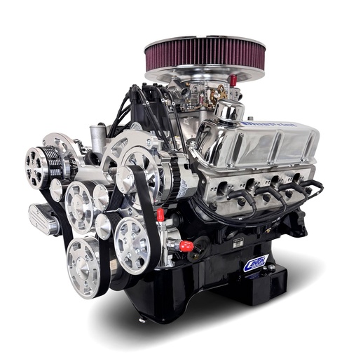 [MLL-PSF4271RCTCK] Blueprint Engines PSF4271RCTCK: PSF4271RCTCK Ford Small Block Compatible 427 ci. Deluxe Dressed Carbureted Crate Engine w/Polished Kit [Dual/Rear Sump]