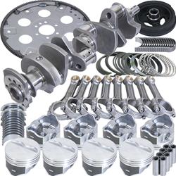 [ESP-B15405E040] Eagle B15405E040: Small Block Chevy Street & Strip Rotating Assembly [384 ci, 2 Piece Rear Main Seal]