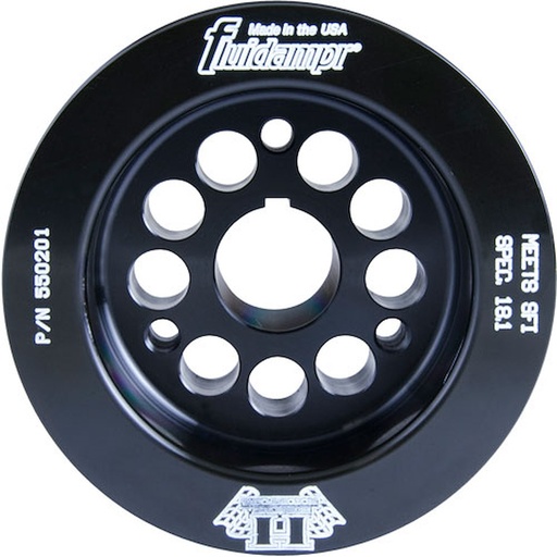 [FLU-550201] Fluidampr 550201: Harmonic Damper 1946-53 Ford 8BA Flathead V8 Wide Belt