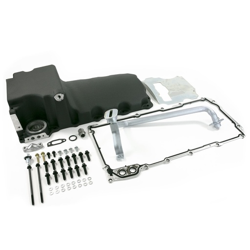 [TSN-81074BK] Top Street Performance 81074BK: 81074BK Oil Pan, Cast Aluminum Retro-fit 5.5-Quart, GM LS, Black