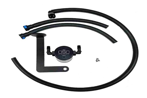 [JLT-3080P-B] J&L 3080P-B: Oil Separator 3.0 Passenger Side, Black Anodized [2010-2015 Chevrolet Camaro LS3 6.2L]
