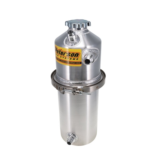 [PFF-08-0025] Peterson Fluid Systems 08-0025: 2 Gallon Oil Tank Single Scavenge Inlet