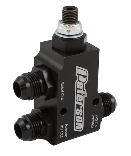 [PFF-09-0160] Peterson Fluid Systems 09-0160: Remote Relief Valve -10AN Inlet and Outlet