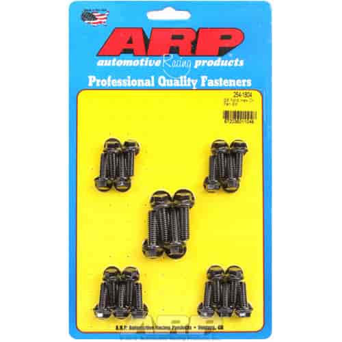[ARP-254-1804] ARP 254-1804: Black Oxide Oil Pan Bolts Small Block Ford 302-351W (Late Model with Side Rails)