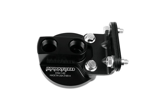 [IRP-ENV-142] Improved Racing ENV-142: ENV-142 Remote Engine & Transmission Oil Filter Mount, 2-Port