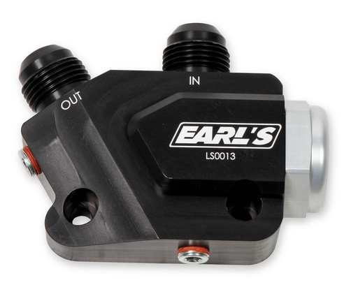 [EAR-LS0013ERL] Earl's LS0013ERL: Side Mount Oil Cooler Adapter