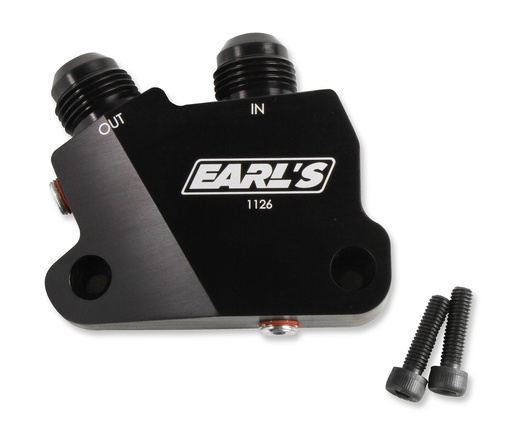 [EAR-1126ERL] Earl's 1126ERL: Side Mount Oil Cooler Adapter