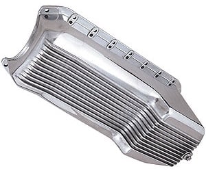 [TRD-9004] Trans Dapt 9004: Cast Aluminum Finned Oil Pan 1955-79 Small Block Chevy 265-350
