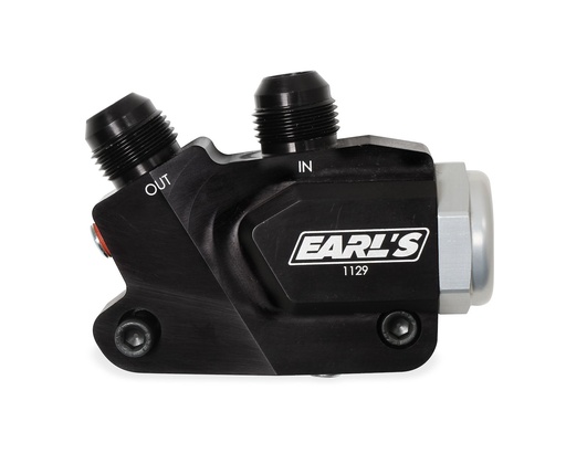[EAR-1129ERL] Earl's 1129ERL: Side Mount Oil Cooler Adapter