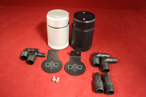 [JLT-3001-B] J&L 3001-B: Universal Oil Separator 3.0 Base Kit [Black Anodized]