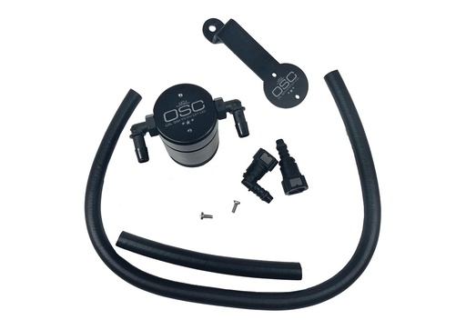[JLT-3013P-B] J&L 3013P-B: Oil Separator 3.0 Passenger Side, Clear Anodized [2005-2010 Ford Mustang GT, Bullitt, Saleen]