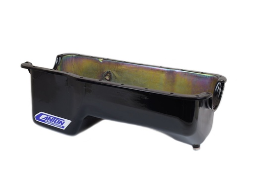 [CTR-13-600BLK] Canton Racing Products 13-600BLK: 13-600BLK Oil Pan Ford 289-302 Drag Race Stock Eliminator Rear Sump Pan