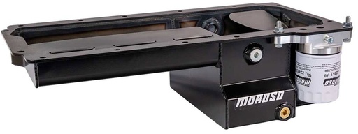 [MOR-20161] Moroso 20161: 20161 Road Race Oil Pan Dart LS Next Gen 3 Skirted Block [Black Powder Coat Steel]