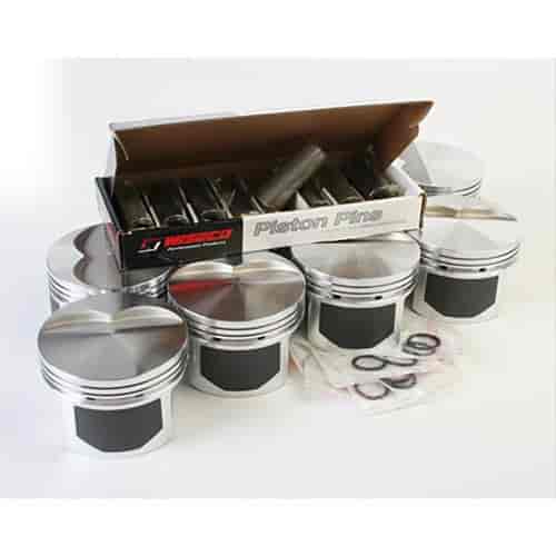 [WIS-PTS510A4] Wiseco PTS510A4: Pro Tru Street Pistons for Chevy Small Block [Flat Top, 4.165 in. Bore, 1.425 in. Height, -5.000 CC Volume]