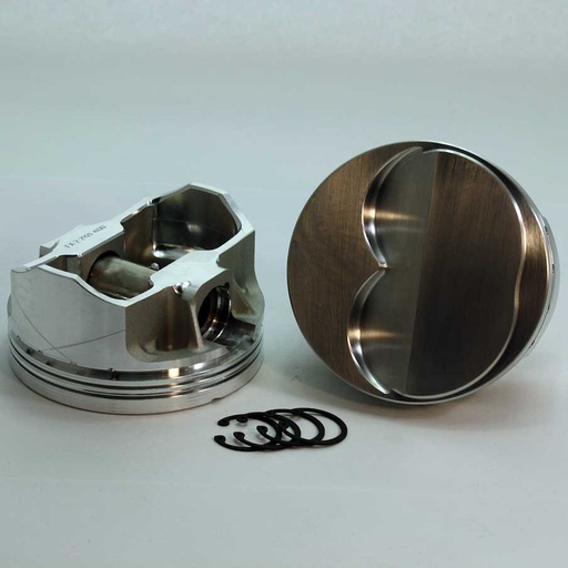 [DMS-K3-2408-4060] DSS Racing K3-2408-4060: K3-2408-4060 FX-Series Dome Top Piston Set for 1955-2004 Small Block Chevy, 4.060 in. Bore, +4cc Volume [OEM\Stroker]