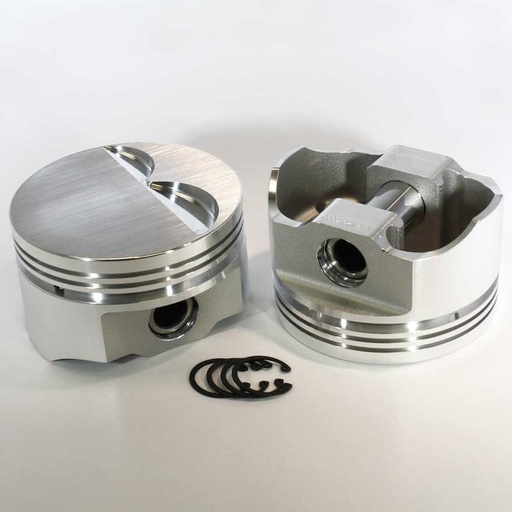 [DMS-K8775-4065] DSS Racing K8775-4065: K8775-4065 E-Series Flat Top Piston Set for 1999-2019 Chevy LS, 4.065 in. Bore, -3cc Volume [OEM Stroke]