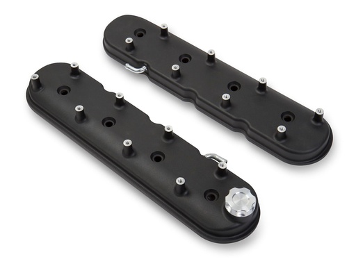 [HLY-241-91] Holley 241-91: 241-91 Aluminum LS Valve Covers Black Finish