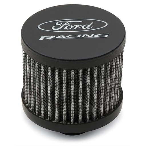 [FMS-302-234] Ford Performance 302-234: Chrome Push-In Valve Cover Breather Filter with Ford RACING Emblem