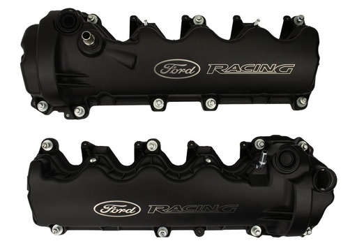 [FMS-M6582FR3VBLK] Ford Performance M6582FR3VBLK: Cam Covers 2005-10 4.6L/5.4L 3-Valve Engines