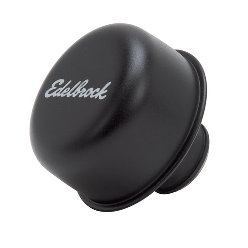 [EDL-4403] Edelbrock 4403: Signature Series Valve Cover Breather in Black Powder Coated Finish