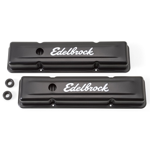 [EDL-4443] Edelbrock 4443: Signature Series Valve Covers 1959-1986 Small Block Chevy 262-400