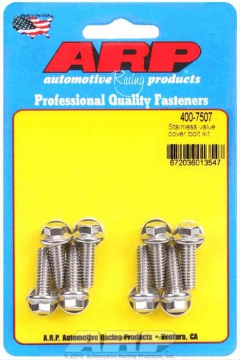 [ARP-400-7507] ARP 400-7507: Valve Cover Bolt Kit 6-point (Hex) Head