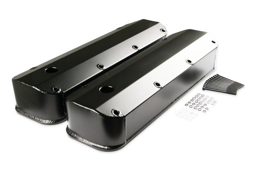 [MRG-6880BG] Mr Gasket 6880BG: Fabricated Aluminum Valve Covers 1968-1997 Big Block Ford 429-460