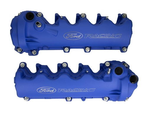 [FMS-M6582FR3VBL] Ford Performance M6582FR3VBL: Cam Covers 2005-10 4.6L/5.4L 3-Valve Engines