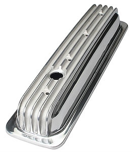 [TRD-6607] Trans Dapt 6607: Cast Aluminum Valve Covers 1987-99 Small Block Chevy (Centerbolt)