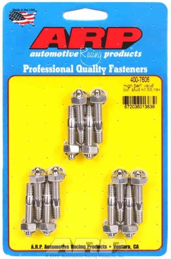 [ARP-400-7606] ARP 400-7606: Valve Cover Stud Kit 6-point (Hex) Nut