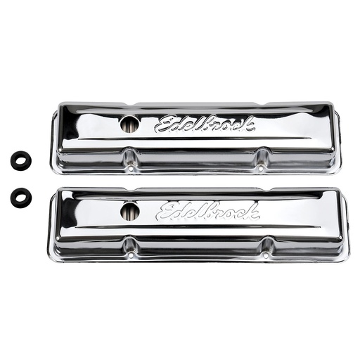 [EDL-4449] Edelbrock 4449: Signature Series Valve Covers 1959-1986 Small Block Chevy 262-400