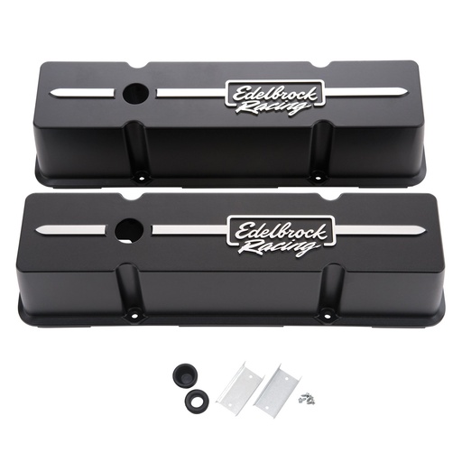 [EDL-41643] Edelbrock 41643: Racing Series Valve Covers 1959-1986 Small Block Chevy 262-400