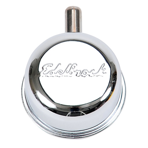 [EDL-4410] Edelbrock 4410: Signature Series Valve Cover Breather with 90 Degree PCV Port in Chrome