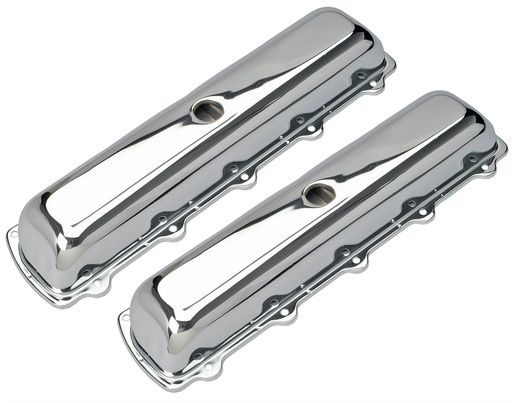 [TRD-9381] Trans Dapt 9381: Chrome Plated Steel Valve Covers Oldsmobile V8 330-455