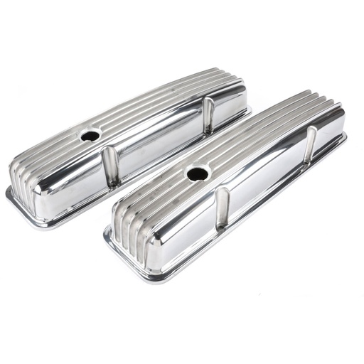[TRD-6603] Trans Dapt 6603: Cast Aluminum Valve Covers 1958-86 Small Block Chevy