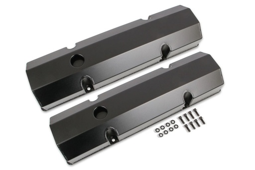 [MRG-6818BG] Mr Gasket 6818BG: Fabricated Aluminum Valve Covers 1958-1986 Small Block Chevy 283-400