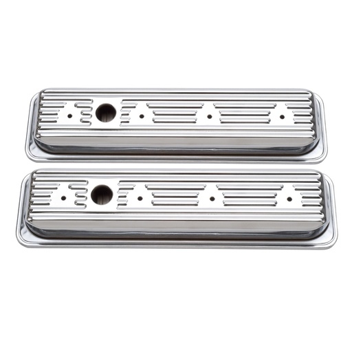 [EDL-4446] Edelbrock 4446: Signature Series Valve Covers 1987-1995 Small Block Chevy