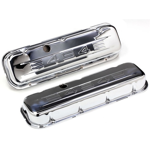 [TRD-9844] Trans Dapt 9844: Chrome Plated Steel Valve Covers 1965-2000 Big Block Chevy 396-502