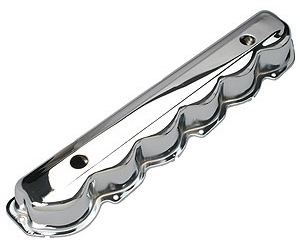 [TRD-9357] Trans Dapt 9357: Chrome Plated Steel Valve Cover 1965-1987 240-300 L6