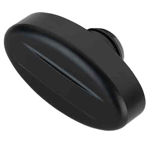 [BSP-BLK20939] Billet Specialties BLK20939: Retro Oval Valve Cover Breather Plain