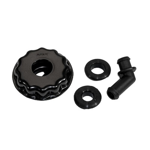 [SDK-D1AZ-6766-A] Scott Drake D1AZ-6766-A: D1AZ-6766-A Twist-On Oil Cap w/ PCV Elbow - Black